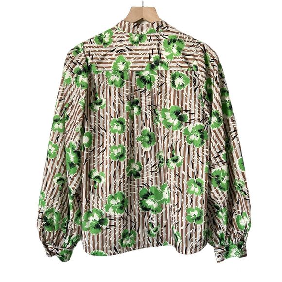 Essential Antwerp Ash Puff Sleeve Shirt Top Size EU 38 US 8/Med - Picture 3 of 6